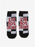 My Chemical Romance I'm Not Okay No-Show Socks, , hi-res