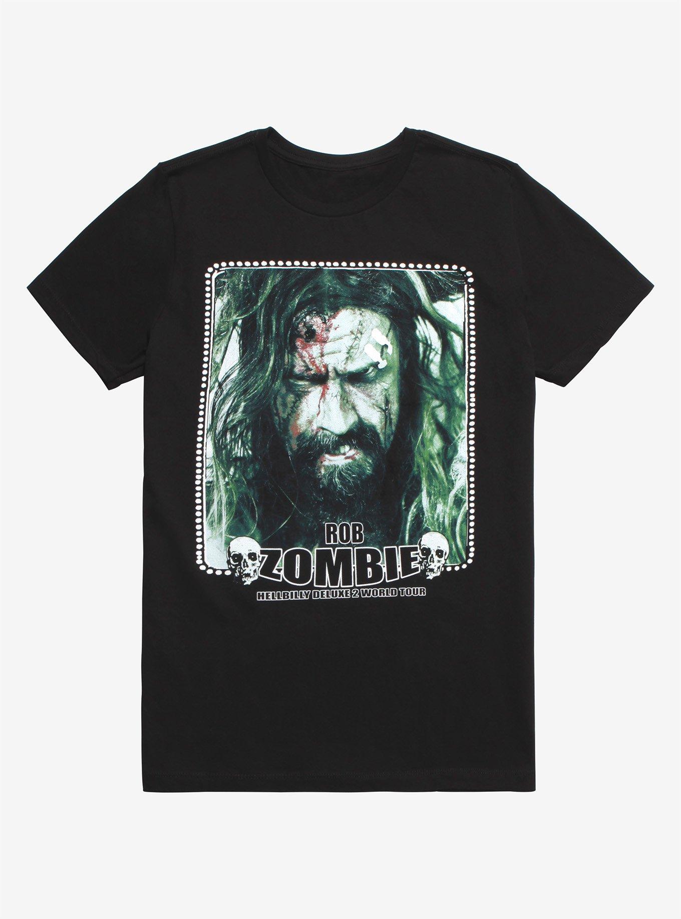 Rob Zombie Hellbilly Deluxe 2 World Tour T-Shirt, BLACK, hi-res
