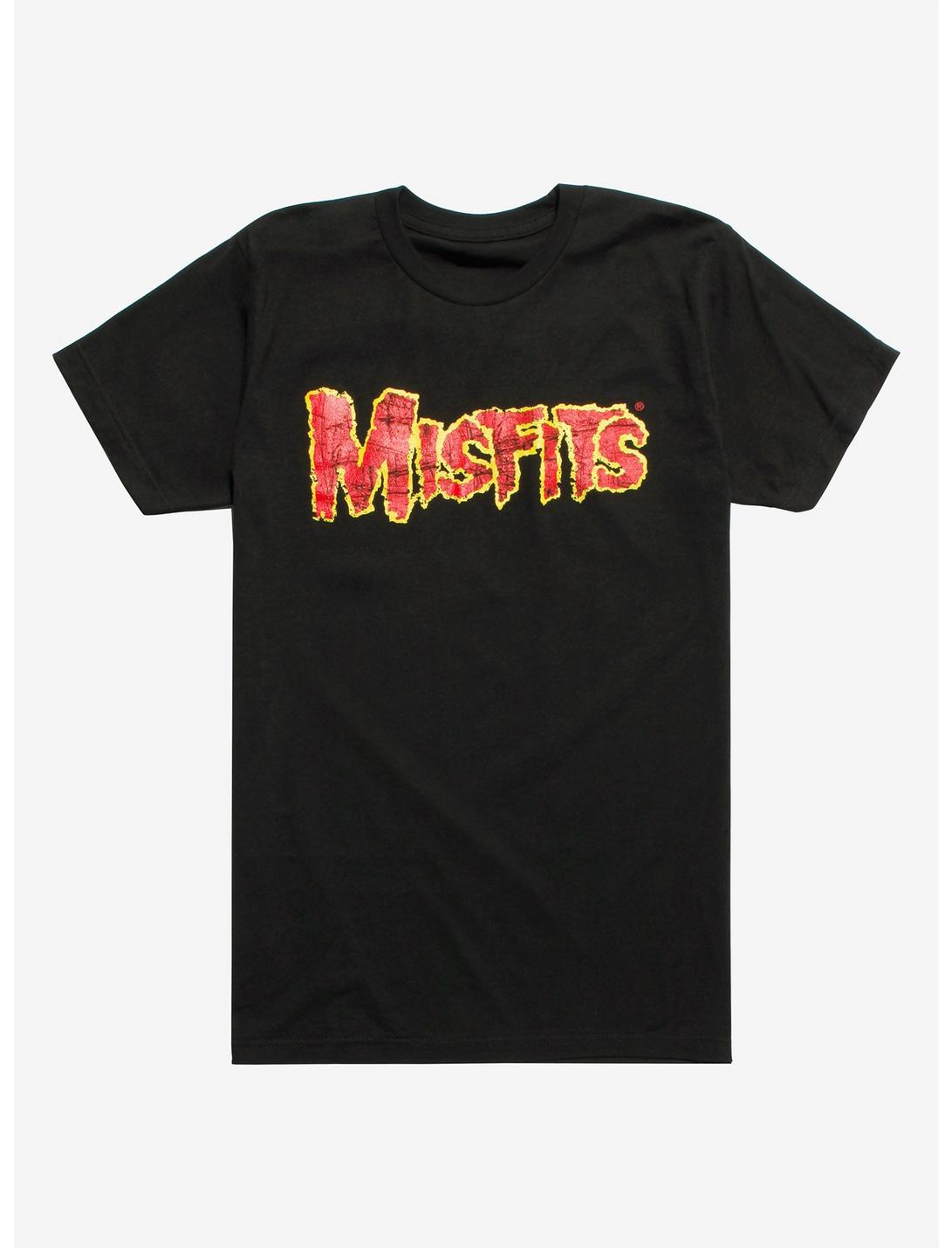 Misfits Fiend Club Logo T-Shirt, BLACK, hi-res
