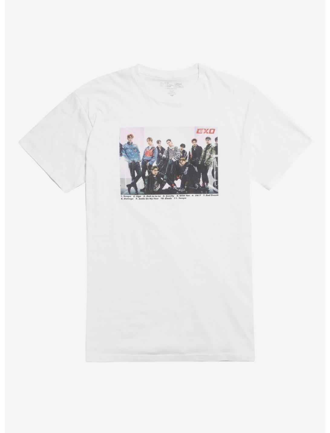 Exo Don't Mess Up My Tempo T-Shirt, WHITE, hi-res