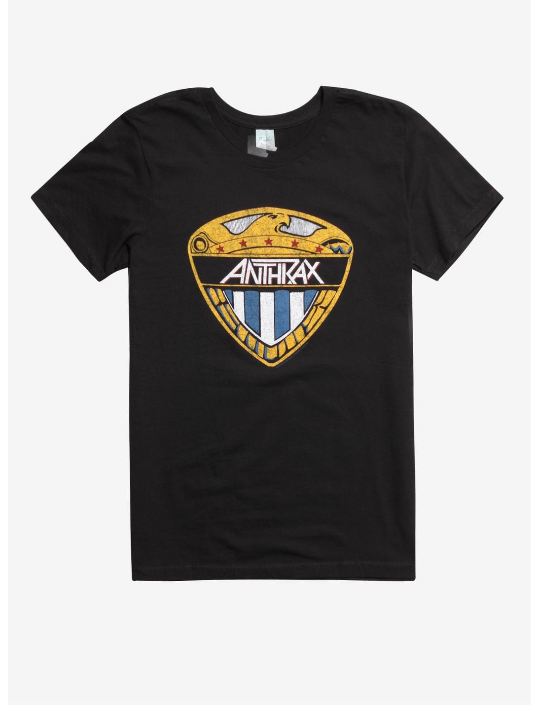 Anthrax I Am The Law Tour T-Shirt, BLACK, hi-res