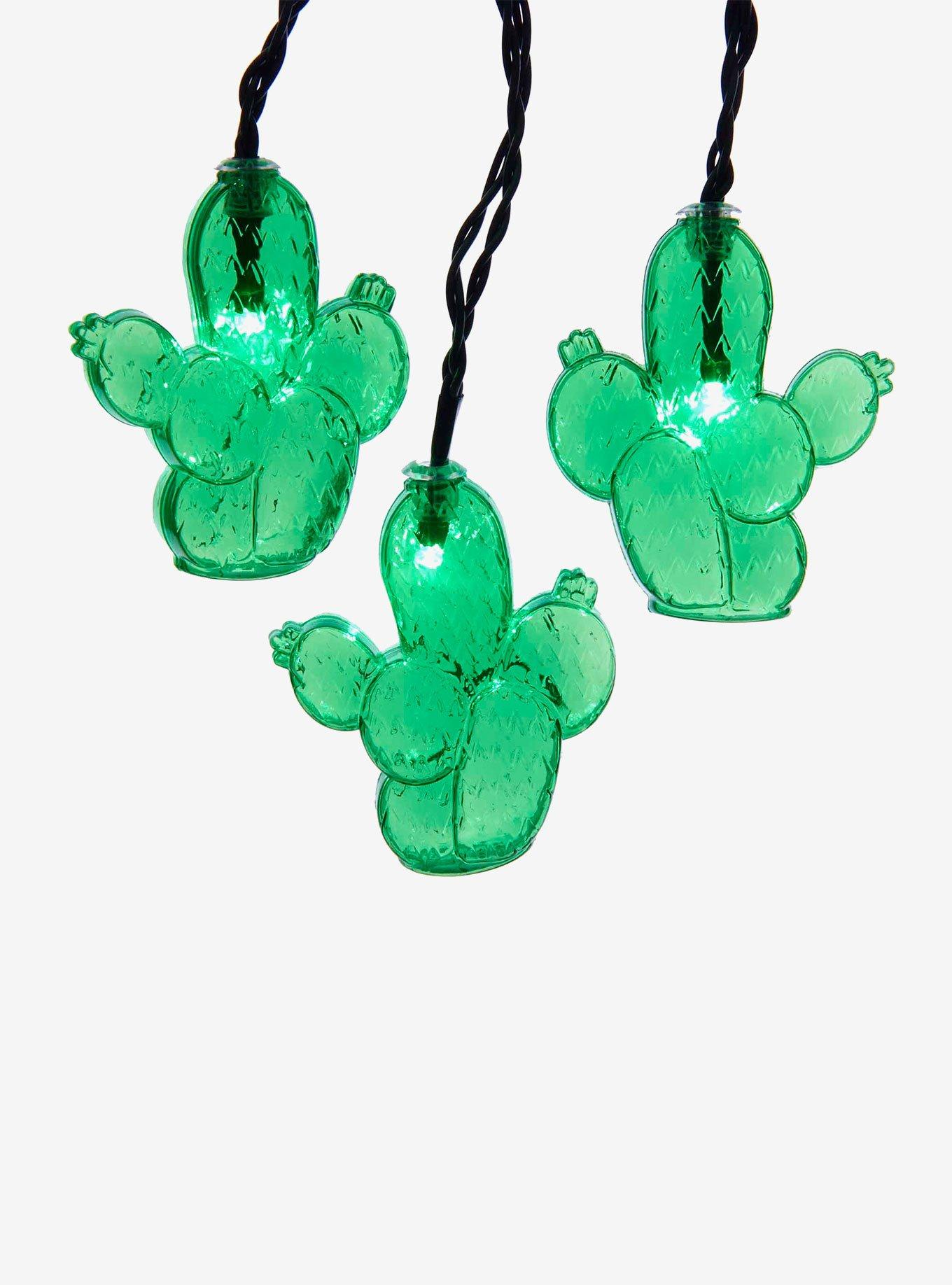 Cactus With Green Led Light Set, , hi-res