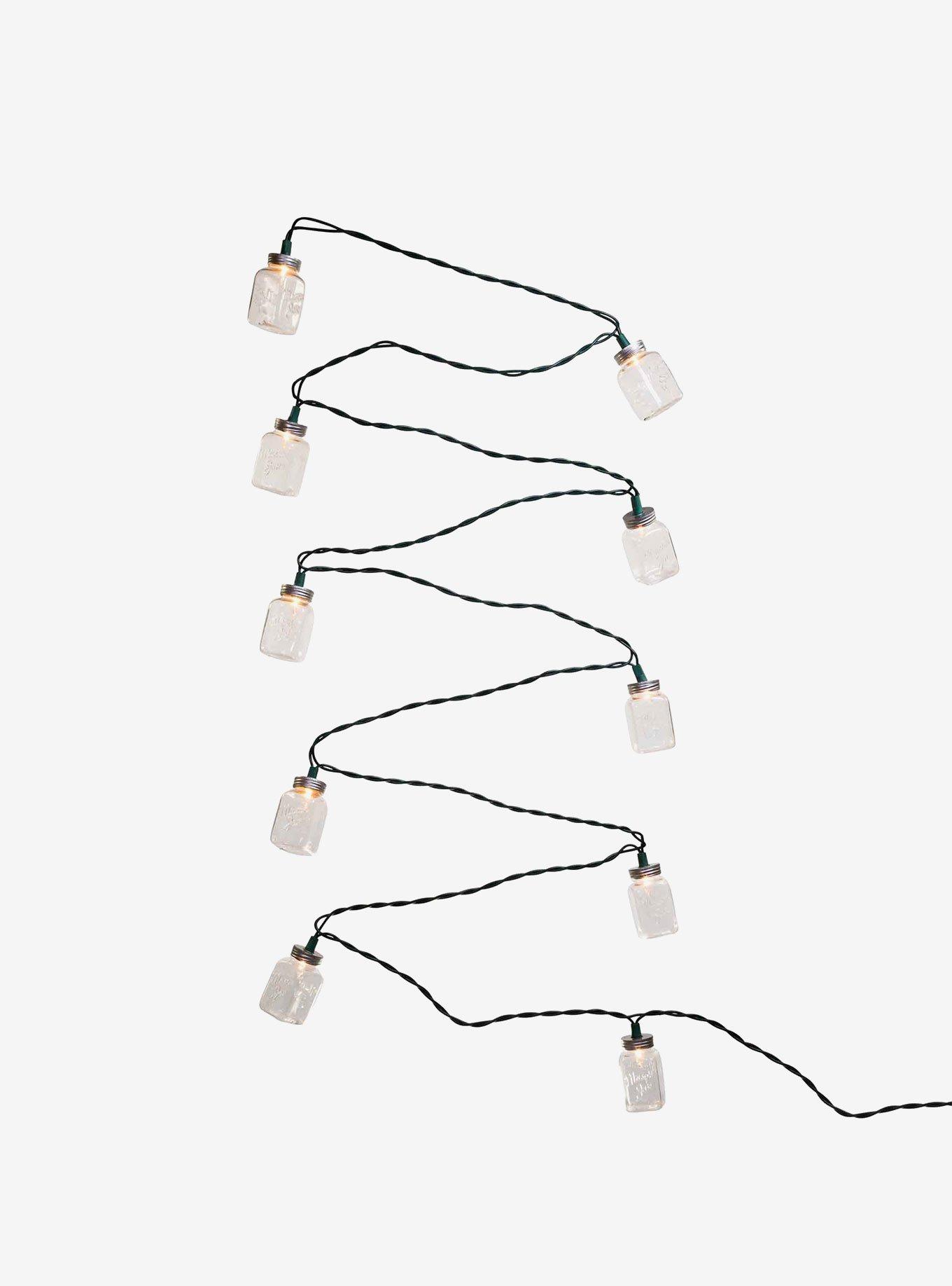 Clear Mason Jar Light Set, , hi-res