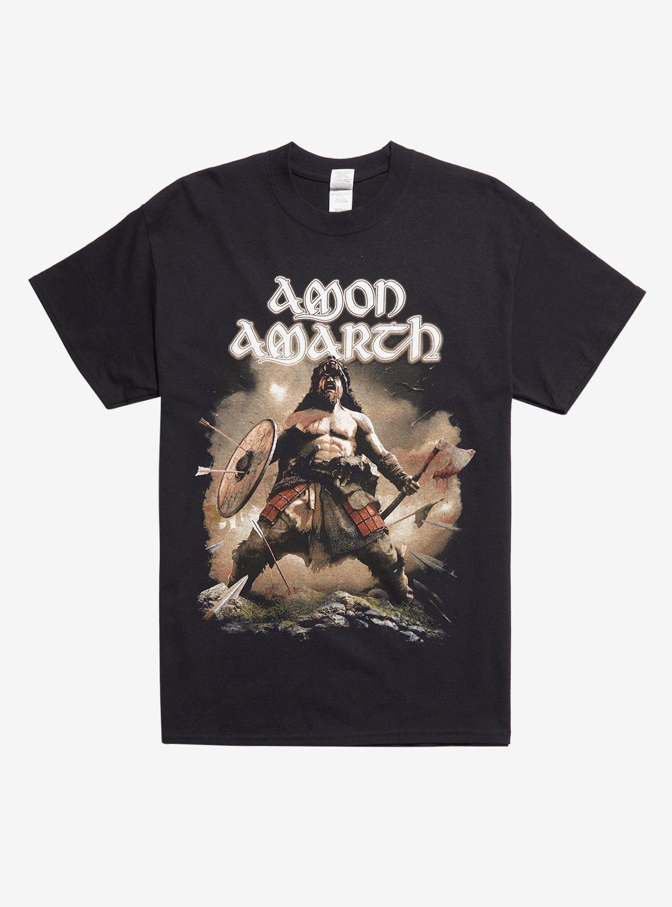 Amon Amarth Berserker Cover T-Shirt, BLACK, hi-res