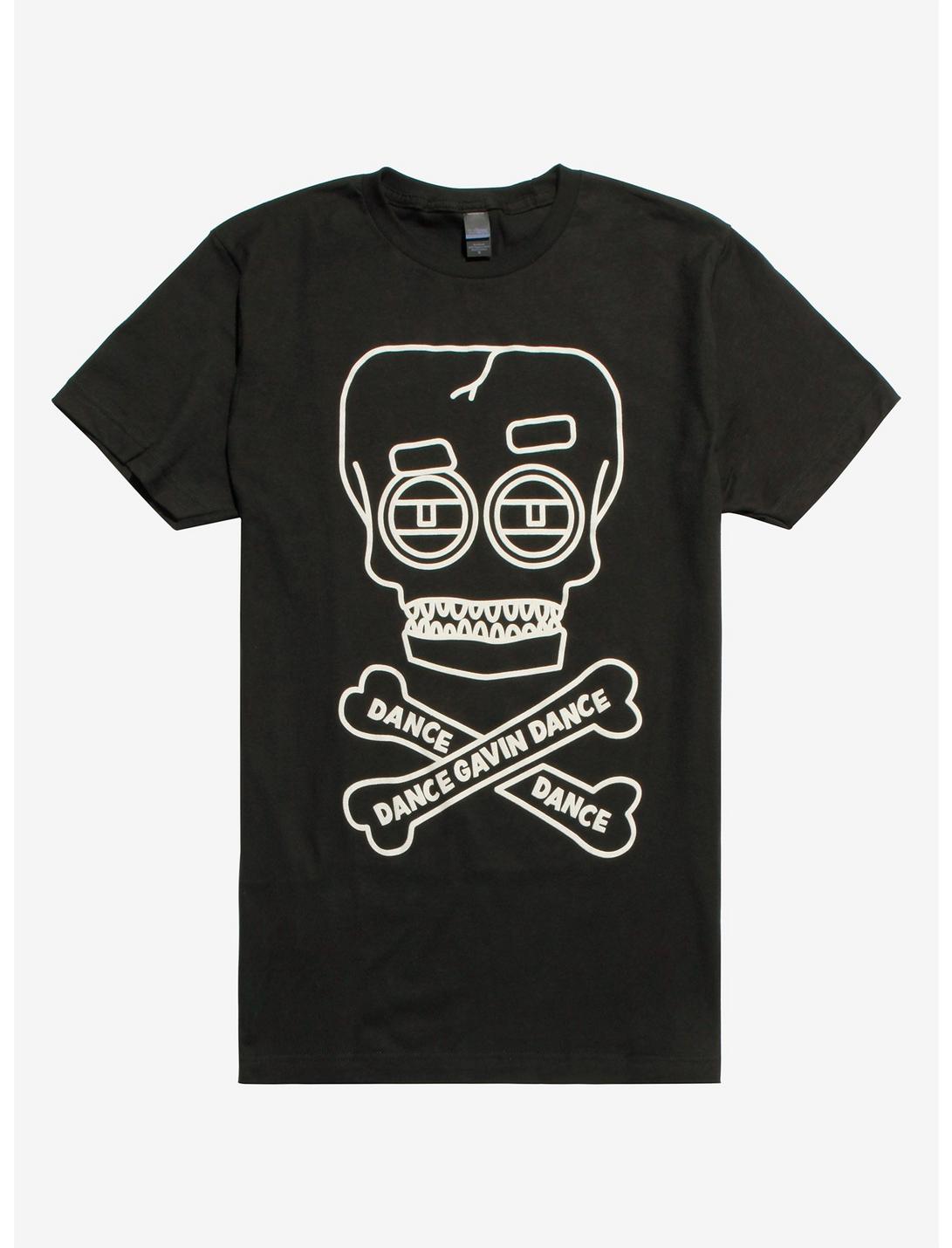 Dance Gavin Dance Robot Skull T-Shirt, BLACK, hi-res