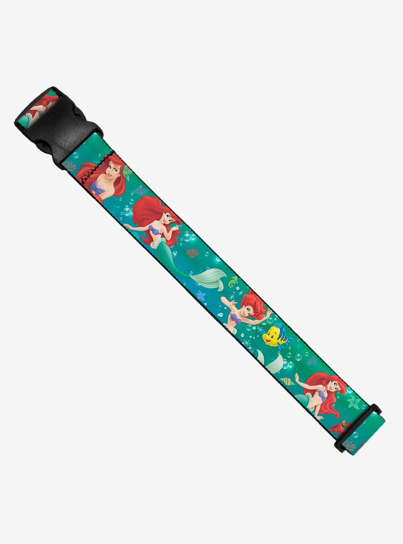 Disney The Little Mermaid Ariel Flounder Poses Luggage Strap, , hi-res