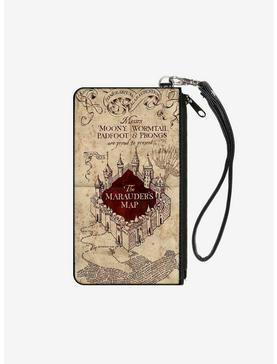 Harry Potter Hogwarts Marauders Map Wallet Canvas Zip Clutch, , hi-res