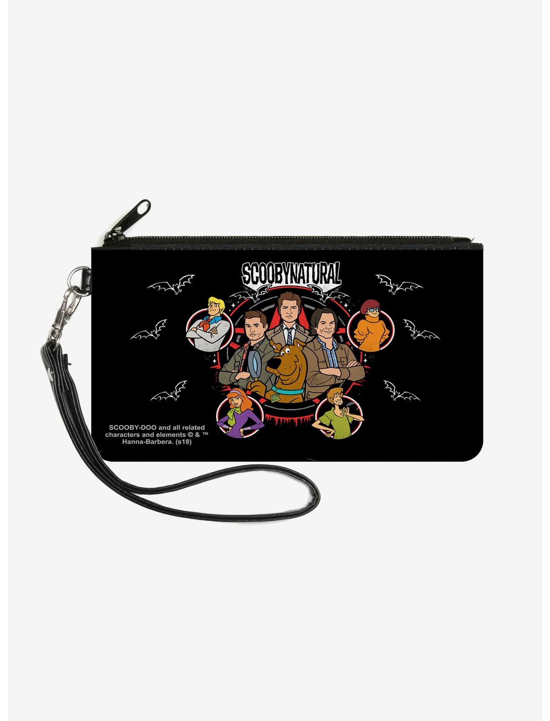Scoobynatural 8 Characters Pentagram Wallet Canvas Zip Clutch, , hi-res