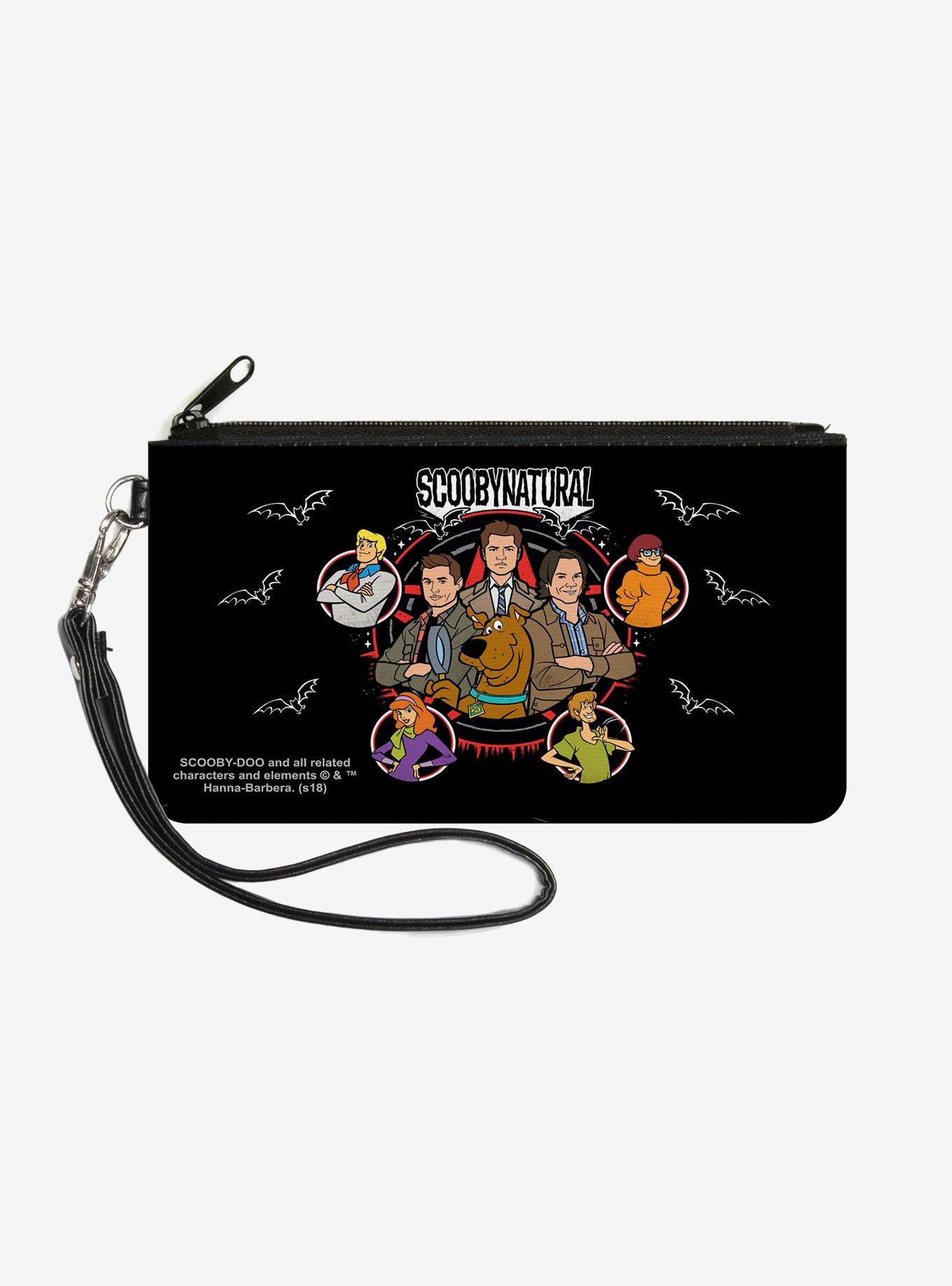 Scoobynatural 8 Characters Pentagram Wallet Canvas Zip Clutch, , hi-res