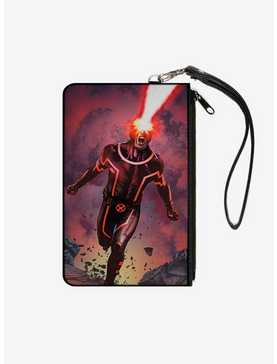 Marvel X-Men Cyclops Action Optic Blast Pose Wallet Canvas Zip Clutch, , hi-res