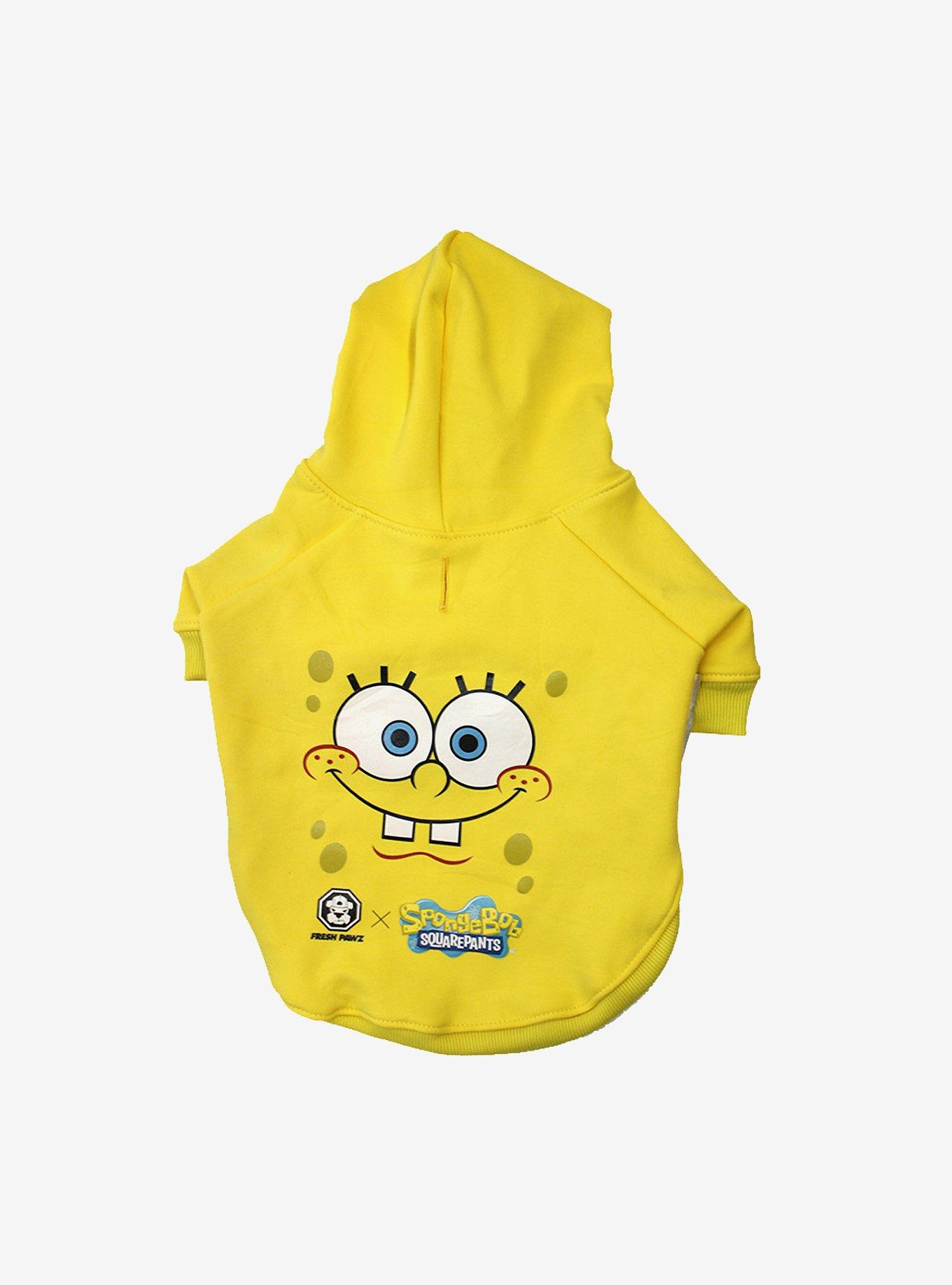 Fresh Pawz x Spongebob Squarepants Spongebob Face Pet Hoodie, MULTI, hi-res