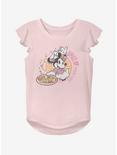 Disney Minnie Mouse Spice Up Your Life Youth Girls Flutter Sleeve T-Shirt, LIGHT PINK, hi-res