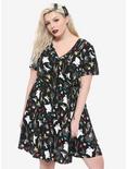 The Nightmare Before Christmas Faux Wrap Dress Plus Size, MULTI, hi-res
