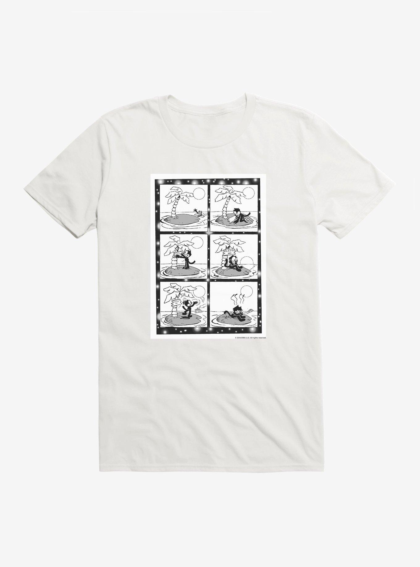 Felix The Cat Island Comic Strip T-Shirt | Hot Topic