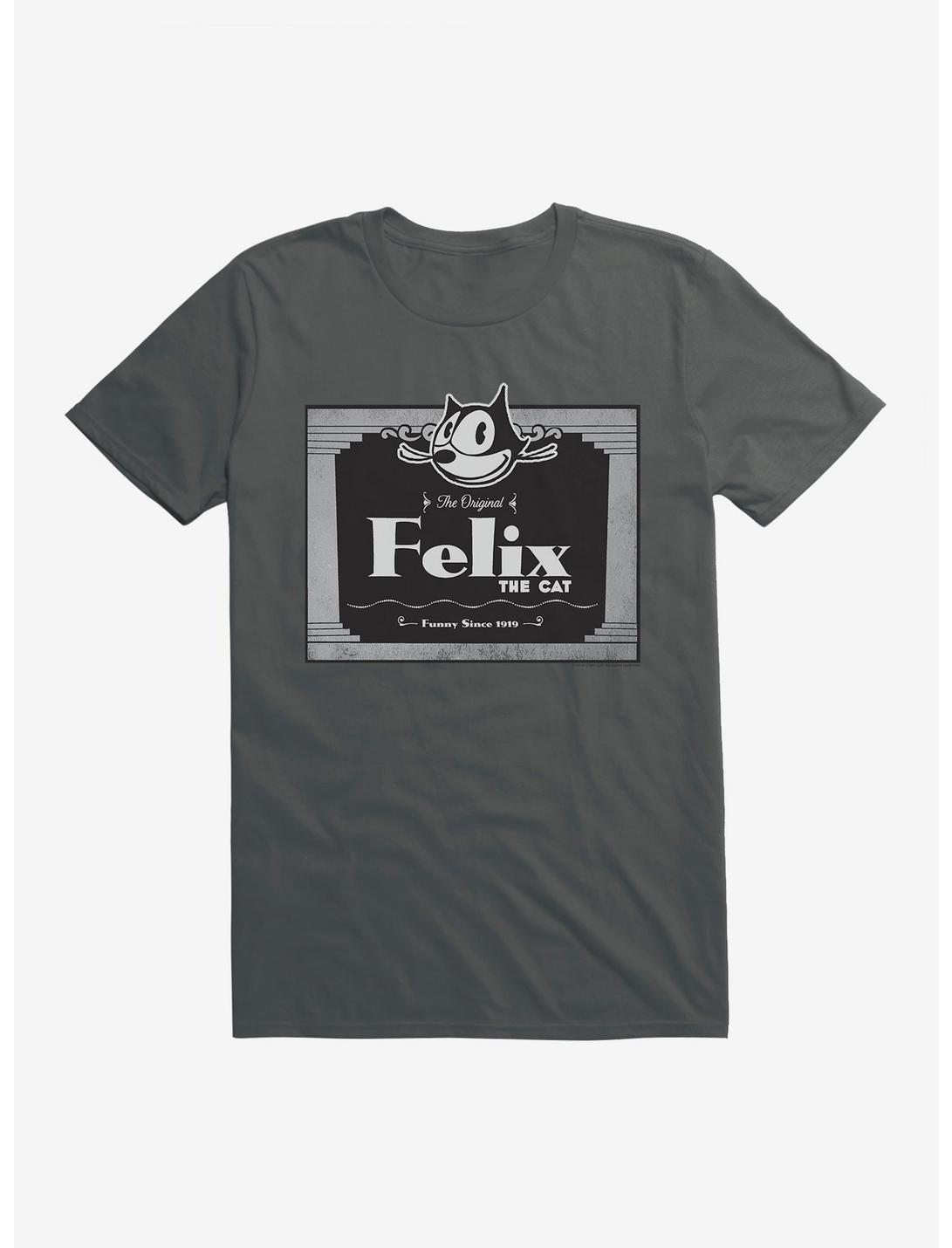 Felix The Cat The Original Movie Cat T-Shirt, CHARCOAL, hi-res