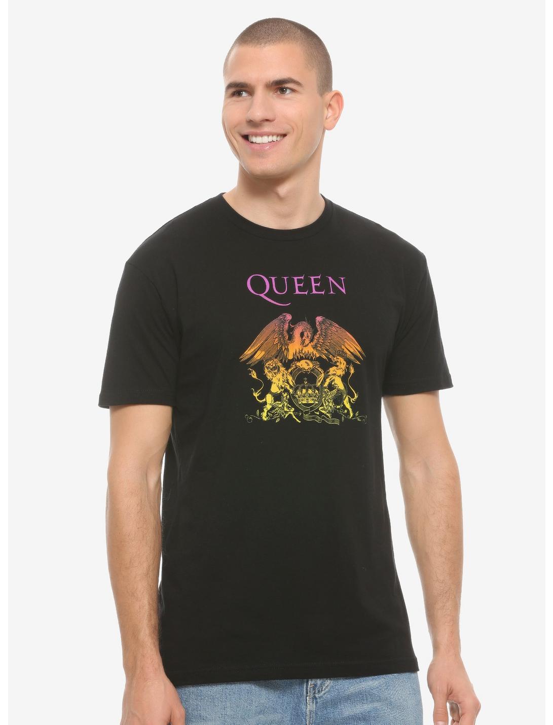 Queen Logo & Discography T-Shirt - BoxLunch Exclusive, BLACK, hi-res