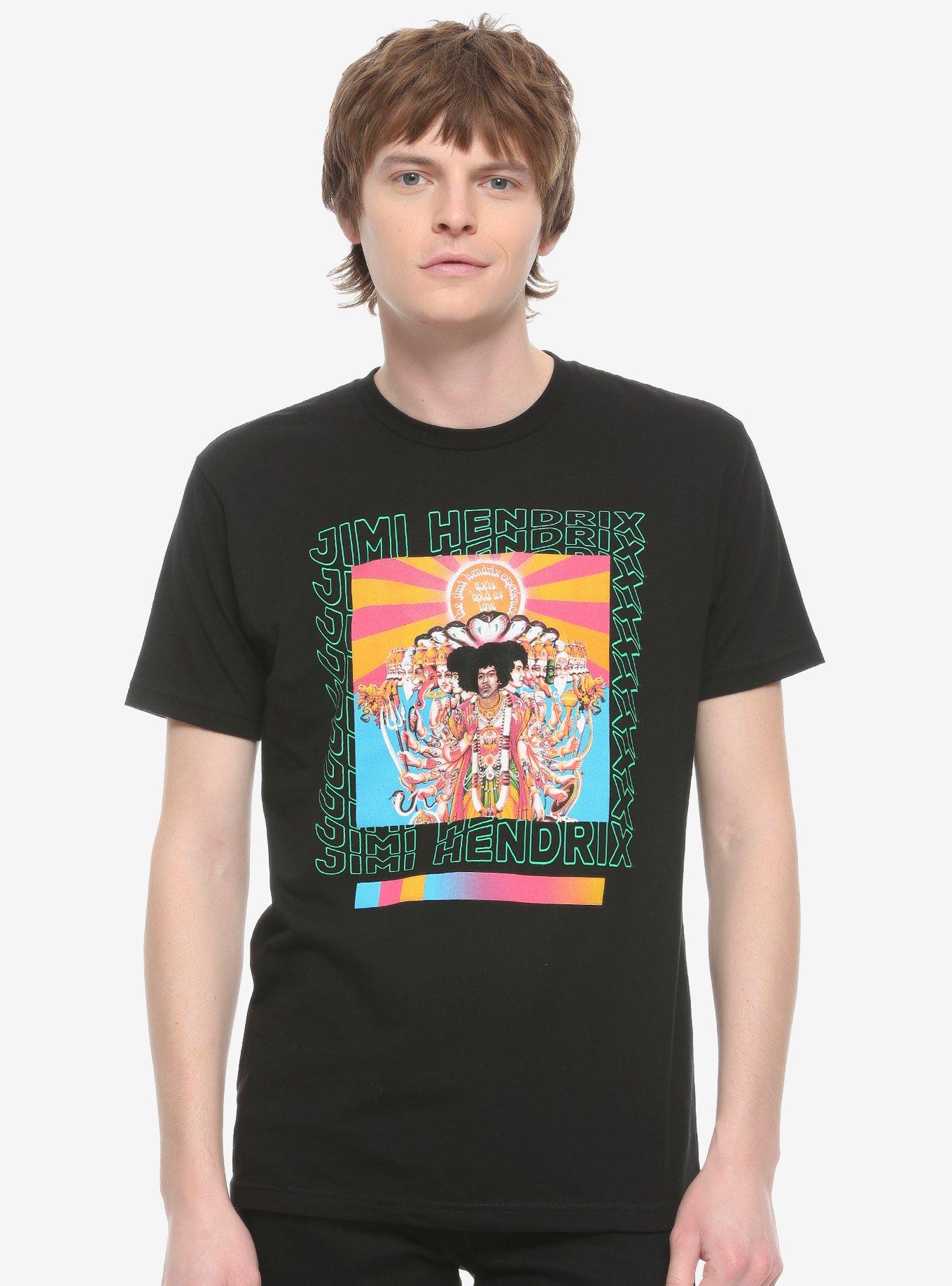 Jimi Hendrix Axis: Bold as Love Album Cover T-Shirt - BoxLunch Exclusive, BLACK, hi-res