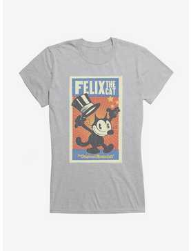 Felix The Cat The Original Movie Cat Poster Girls T-Shirt, , hi-res