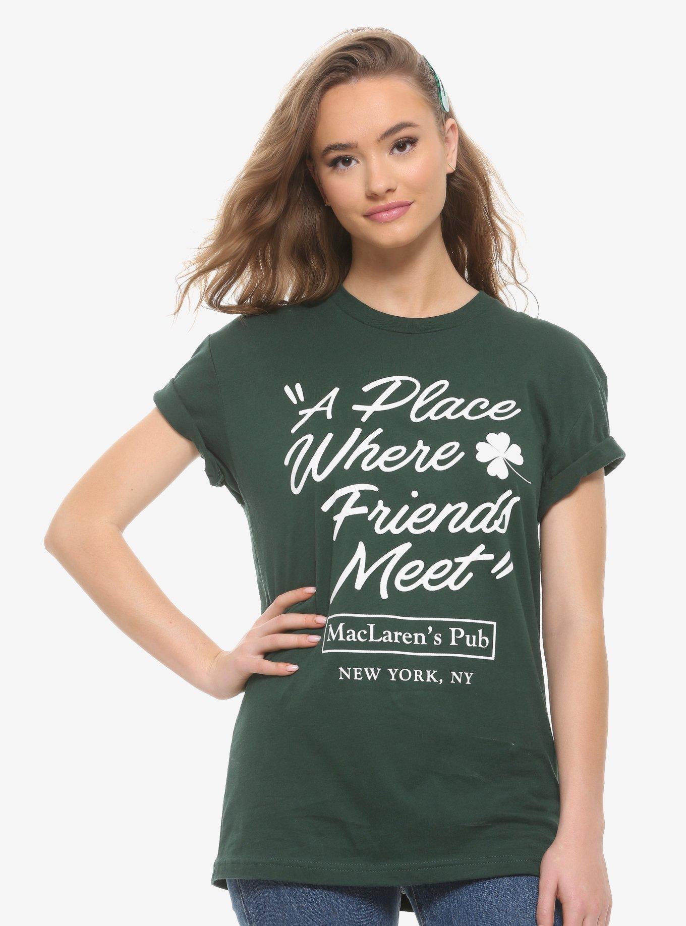 How I Met Your Mother MacLaren's Pub Women's T-Shirt - BoxLunch Exclusive, WHITE, hi-res