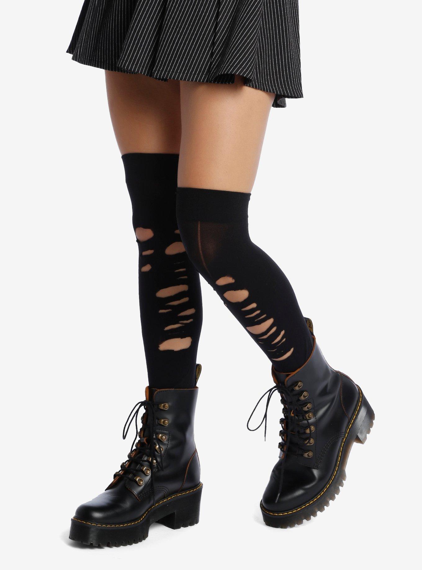 Hot topic thigh high boots on sale