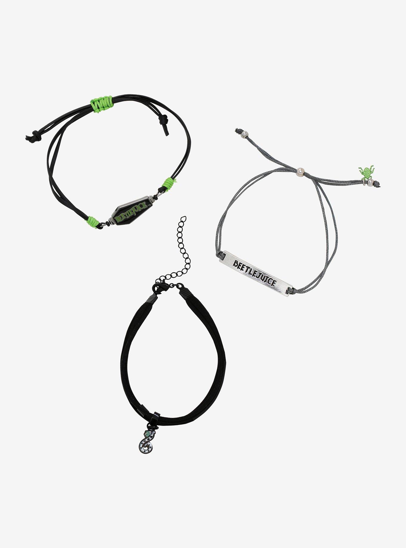 Beetlejuice Cord Bracelet Set, , hi-res