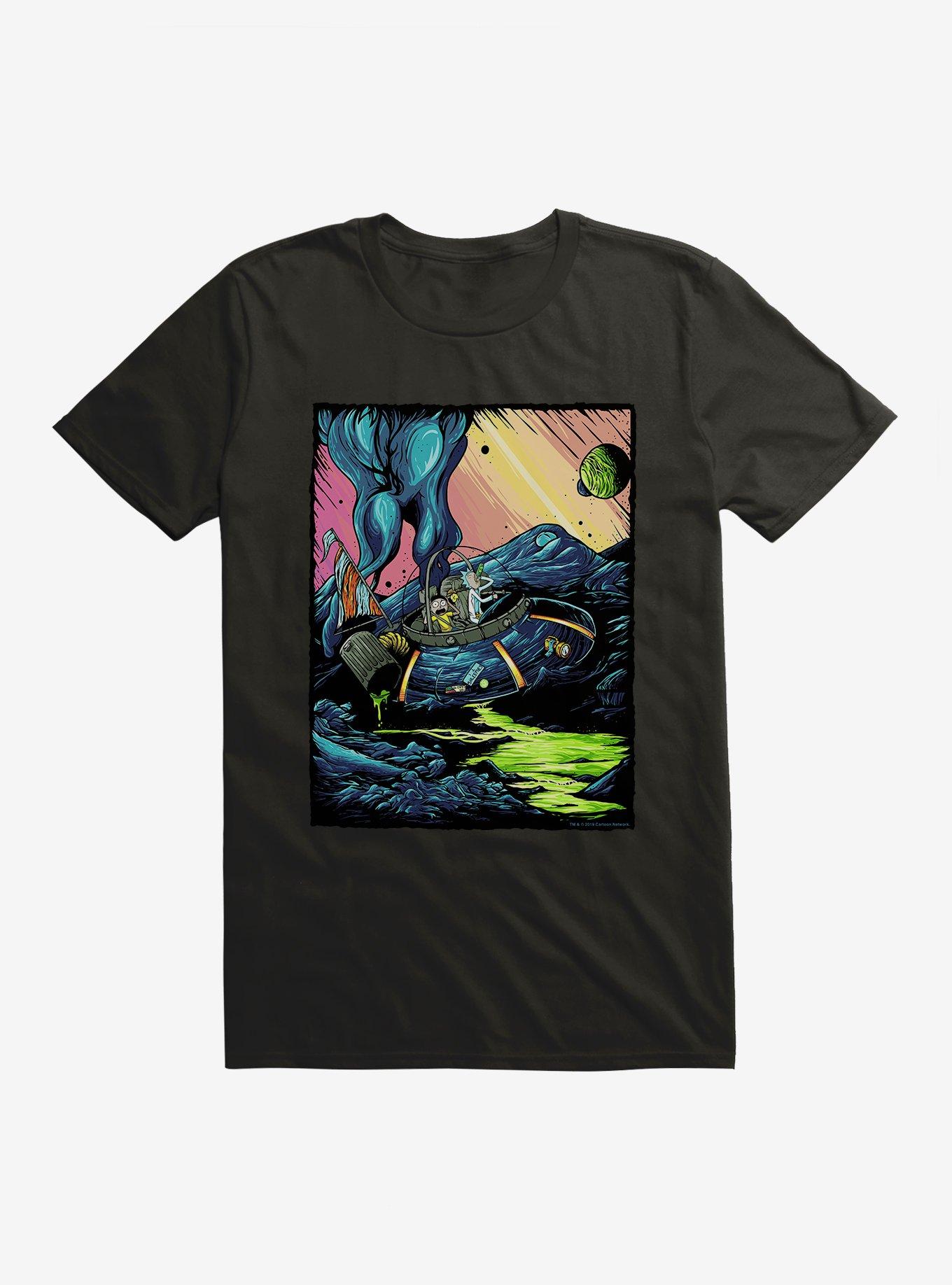 Rick and Morty Business As Usual T-Shirt, BLACK, hi-res