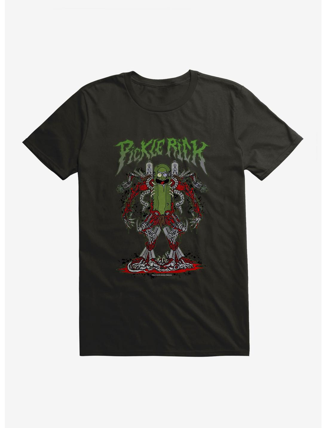 Rick and Morty Pickle Rick Robot T-Shirt, BLACK, hi-res