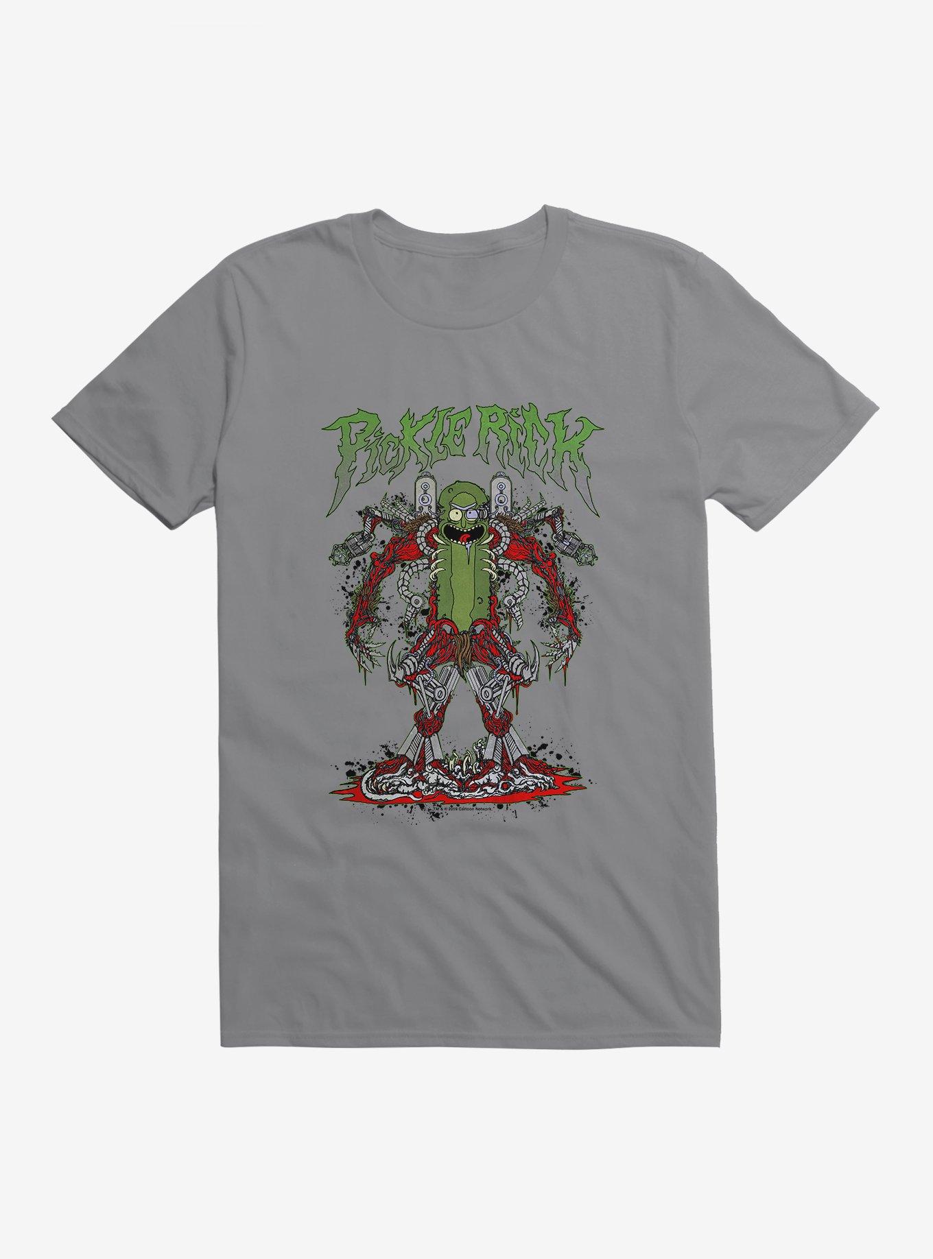 Rick and Morty Pickle Rick Robot T-Shirt, STORM GREY, hi-res
