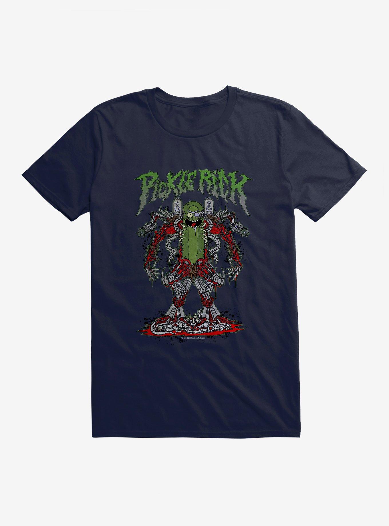 Rick and Morty Pickle Rick Robot T-Shirt, NAVY, hi-res