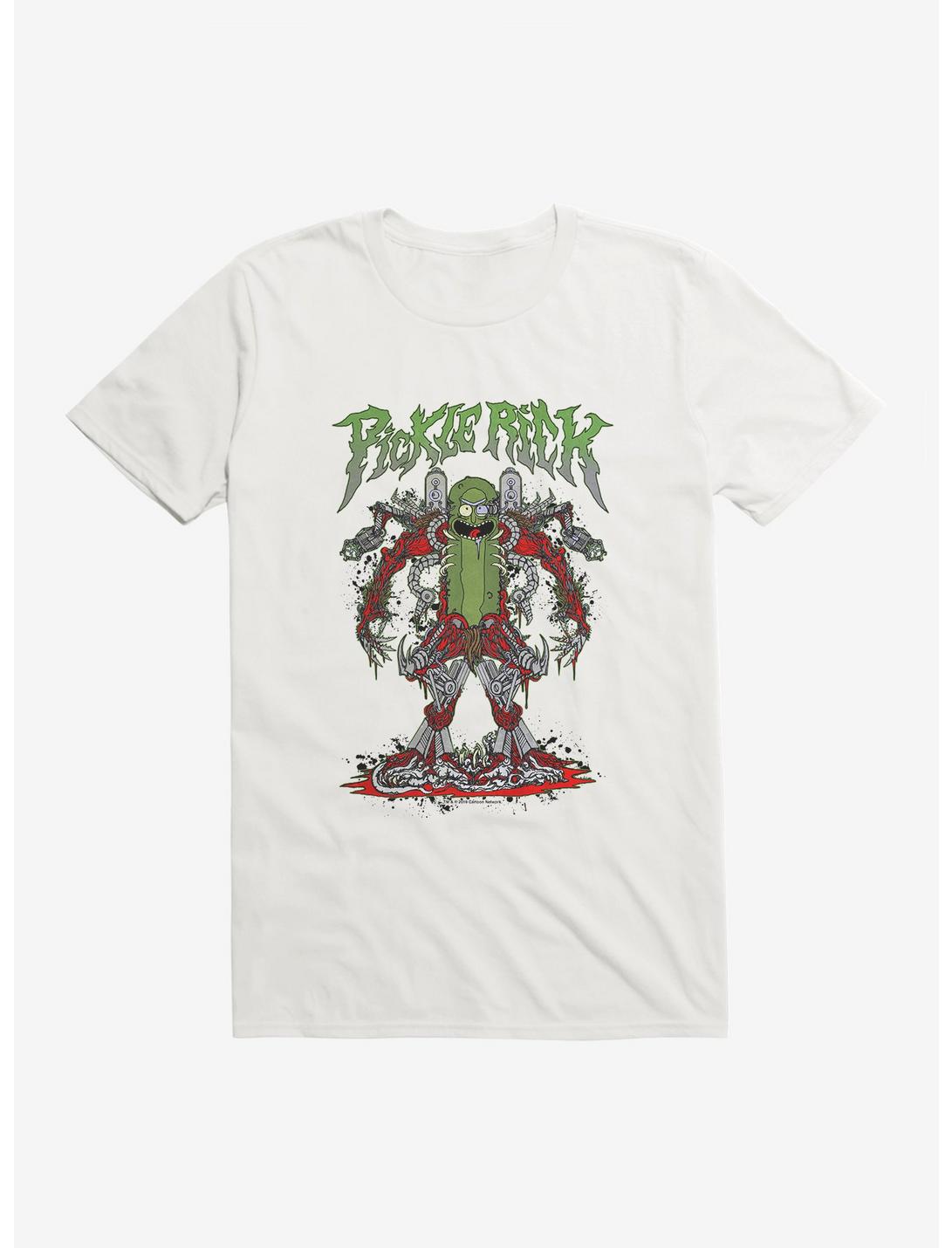 Rick and Morty Pickle Rick Robot T-Shirt, WHITE, hi-res