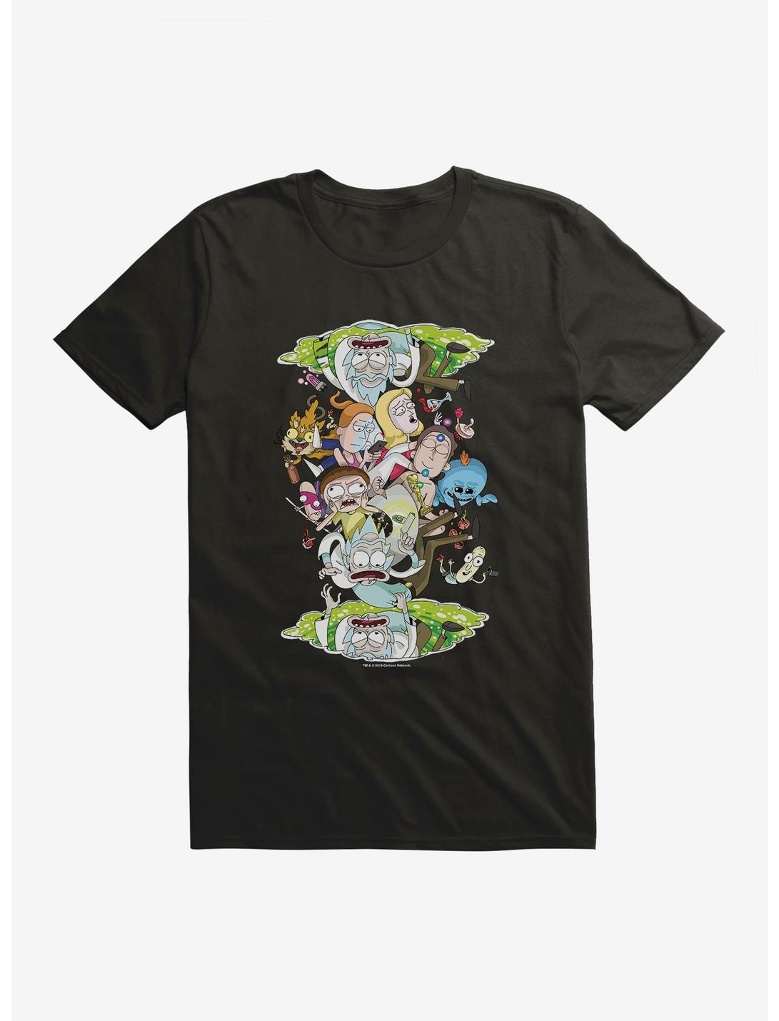 Rick and Morty Portal Loop T-Shirt, BLACK, hi-res