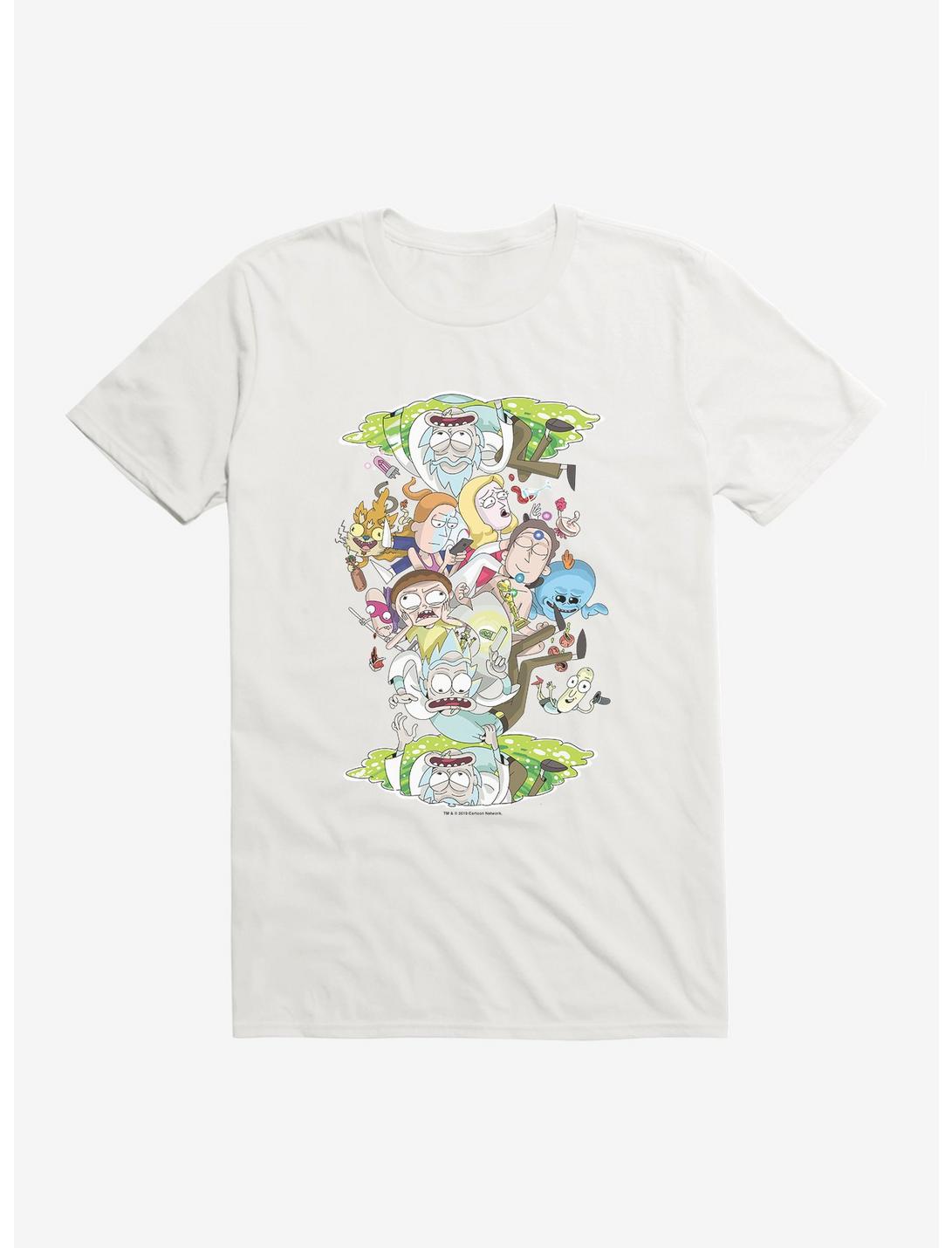 Rick and Morty Portal Loop T-Shirt, WHITE, hi-res