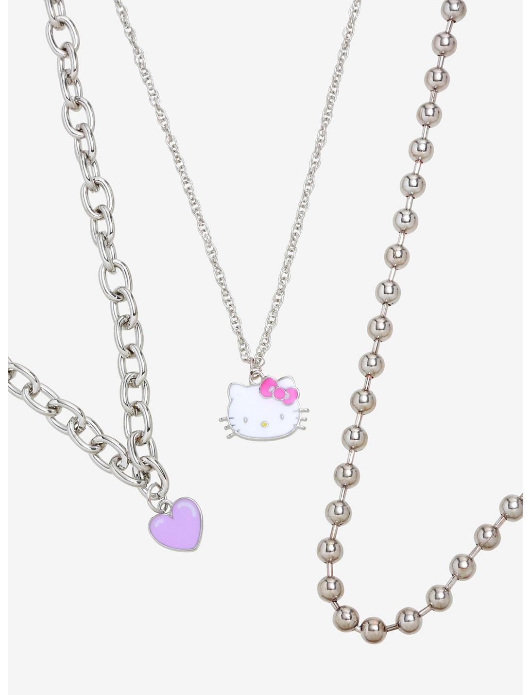 Hello Kitty Chain Necklace Set, , hi-res