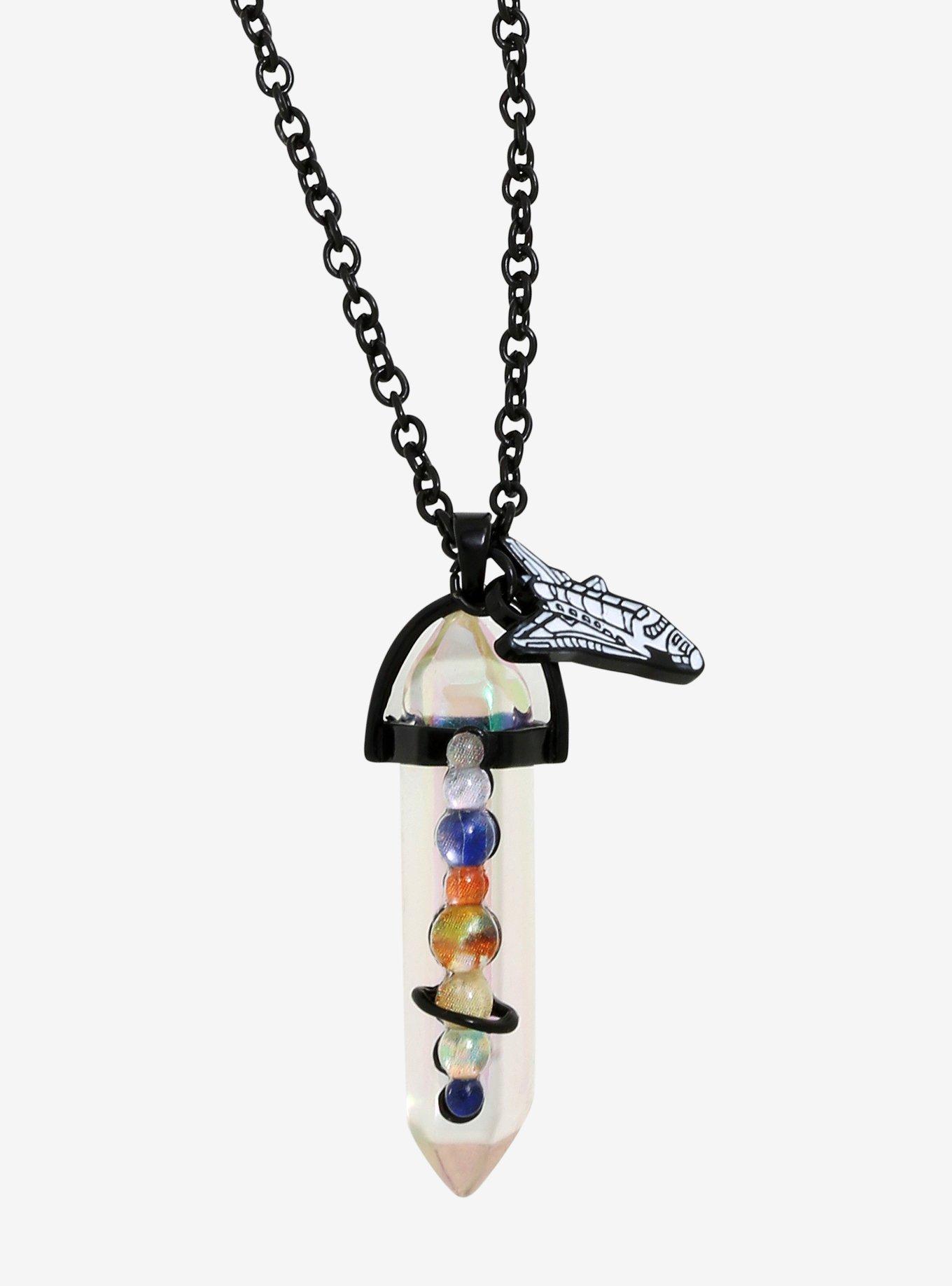 NASA Planet Crystal Necklace