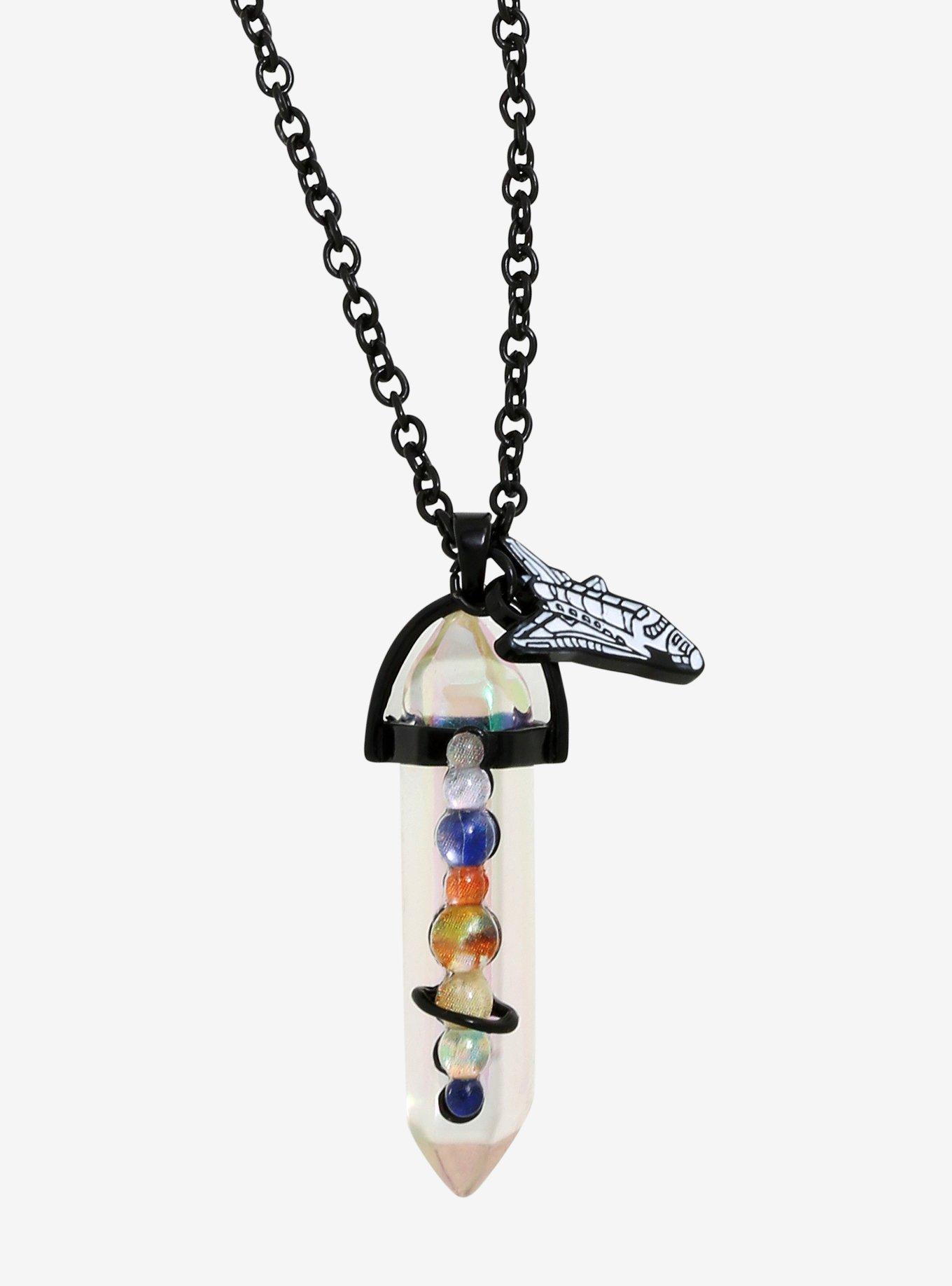 NASA Planet Crystal Necklace, , hi-res