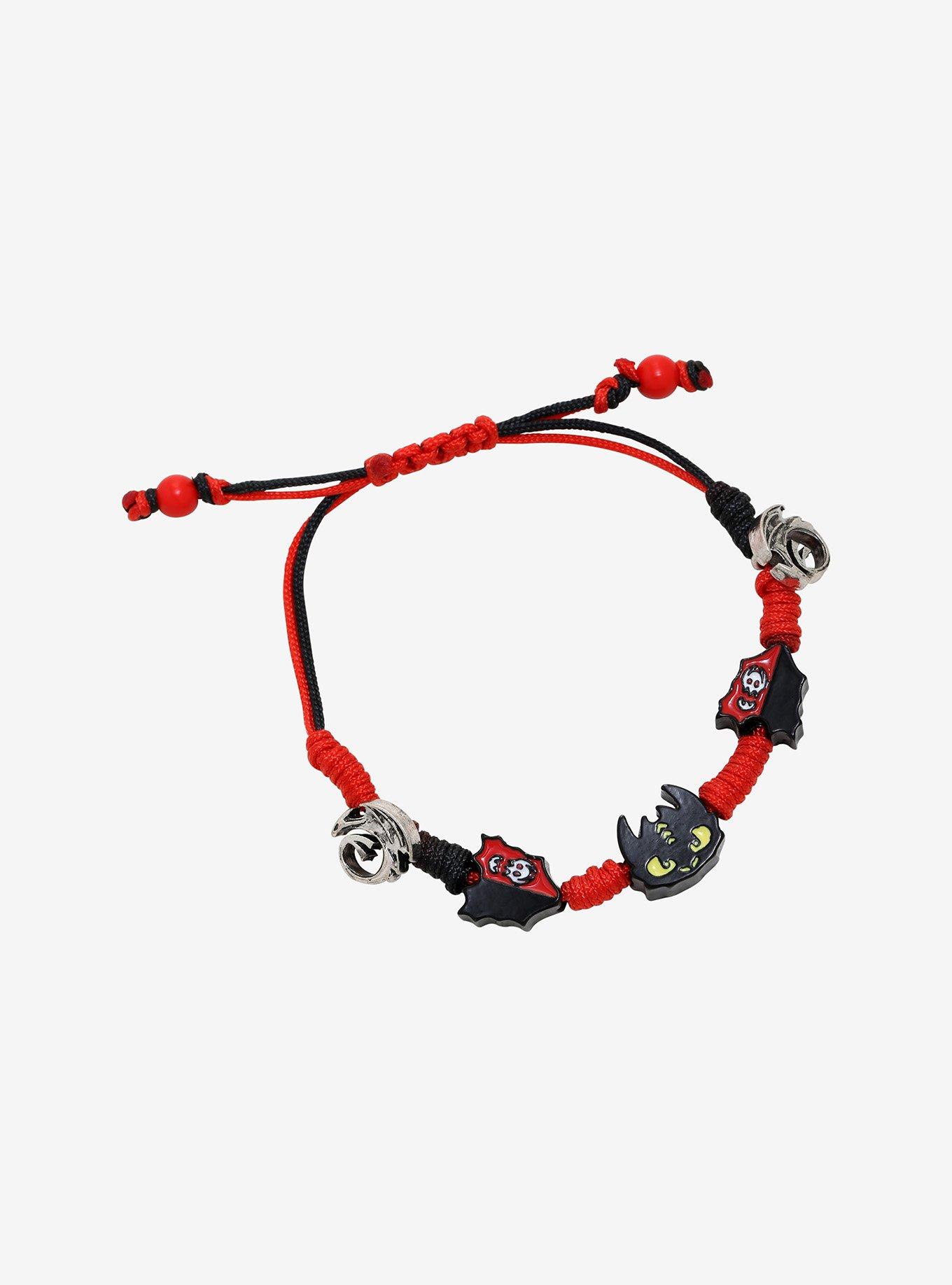 How To Train Your Dragon Toothless Cord Bracelet, , hi-res