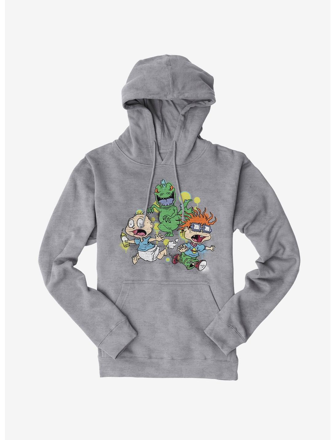 Rugrats Tommy And Chuckie Run From Reptar Hoodie, , hi-res