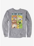 Rugrats We Want Reptar Sweatshirt, HEATHER GREY, hi-res