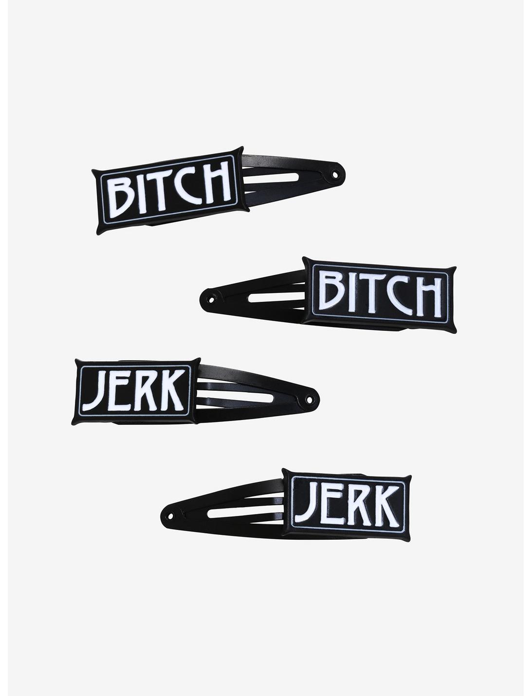 Supernatural Jerk & Bitch Hair Clip Set, , hi-res