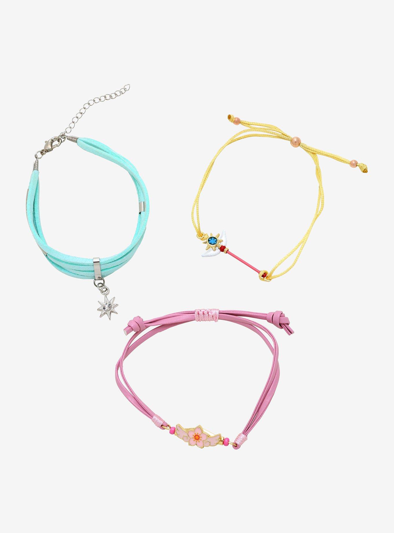 Cardcaptor Sakura: Clear Card Cord Bracelet Set, , hi-res