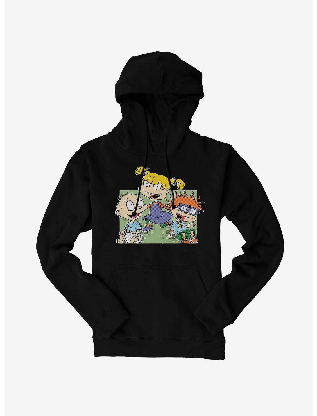 Rugrats Angelica Tommy And Chuckie Hoodie, BLACK, hi-res