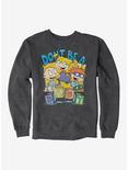Rugrats Angelica Tommy And Chuckie Don't Be A Baby Sweatshirt, CHARCOAL HEATHER, hi-res