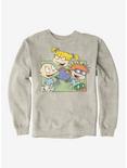 Rugrats Angelica Tommy And Chuckie Sweatshirt, OATMEAL HEATHER, hi-res