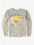 Rugrats Angry Angelica With Tommy And Chuckie Sweatshirt, OATMEAL HEATHER, hi-res