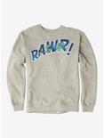 Rugrats Reptar Rawr! Sweatshirt, OATMEAL HEATHER, hi-res