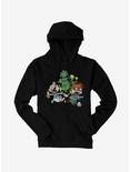 Rugrats Tommy And Chuckie Run From Reptar Hoodie, BLACK, hi-res