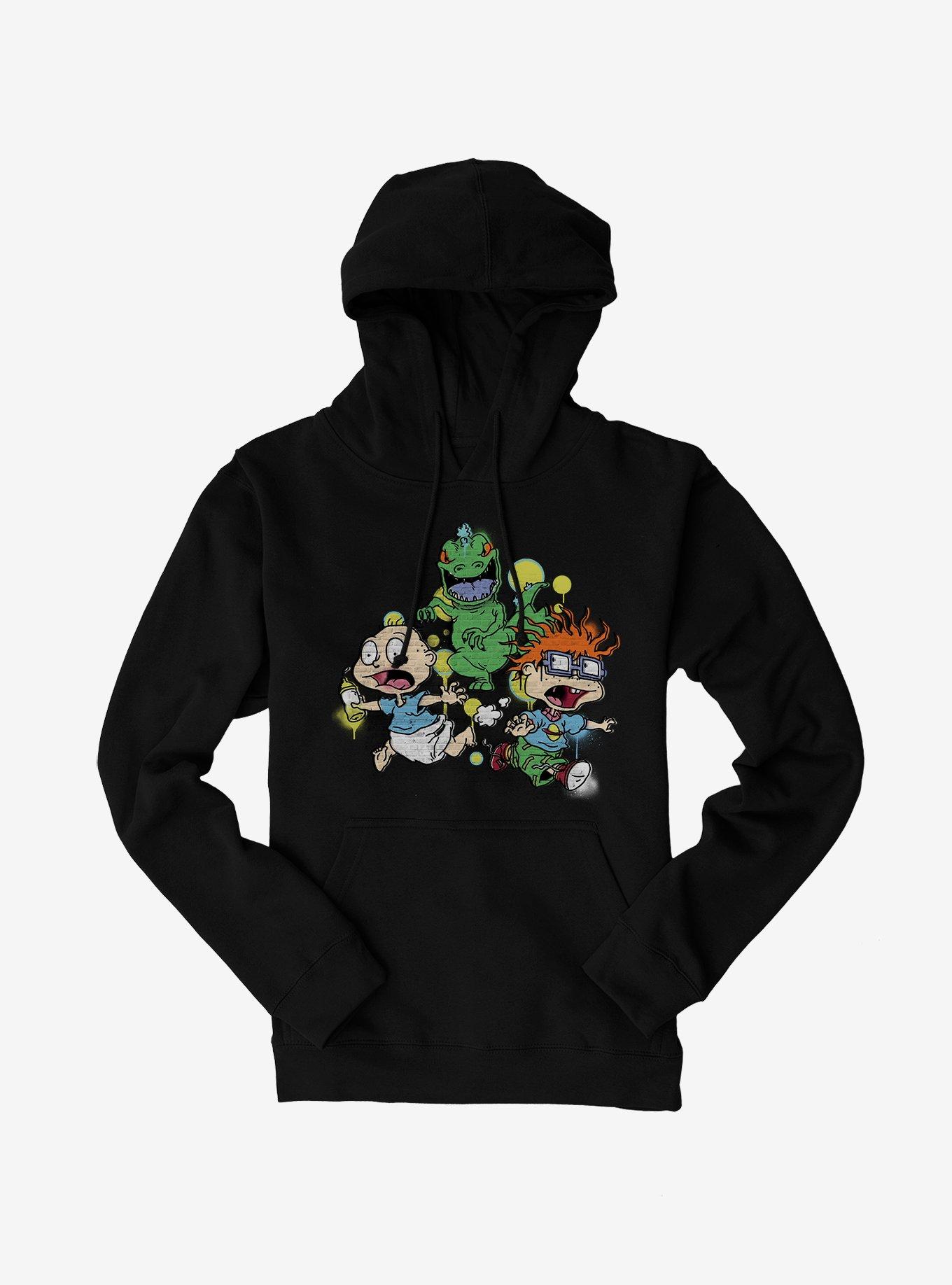 Rugrats Tommy And Chuckie Run From Reptar Hoodie BoxLunch