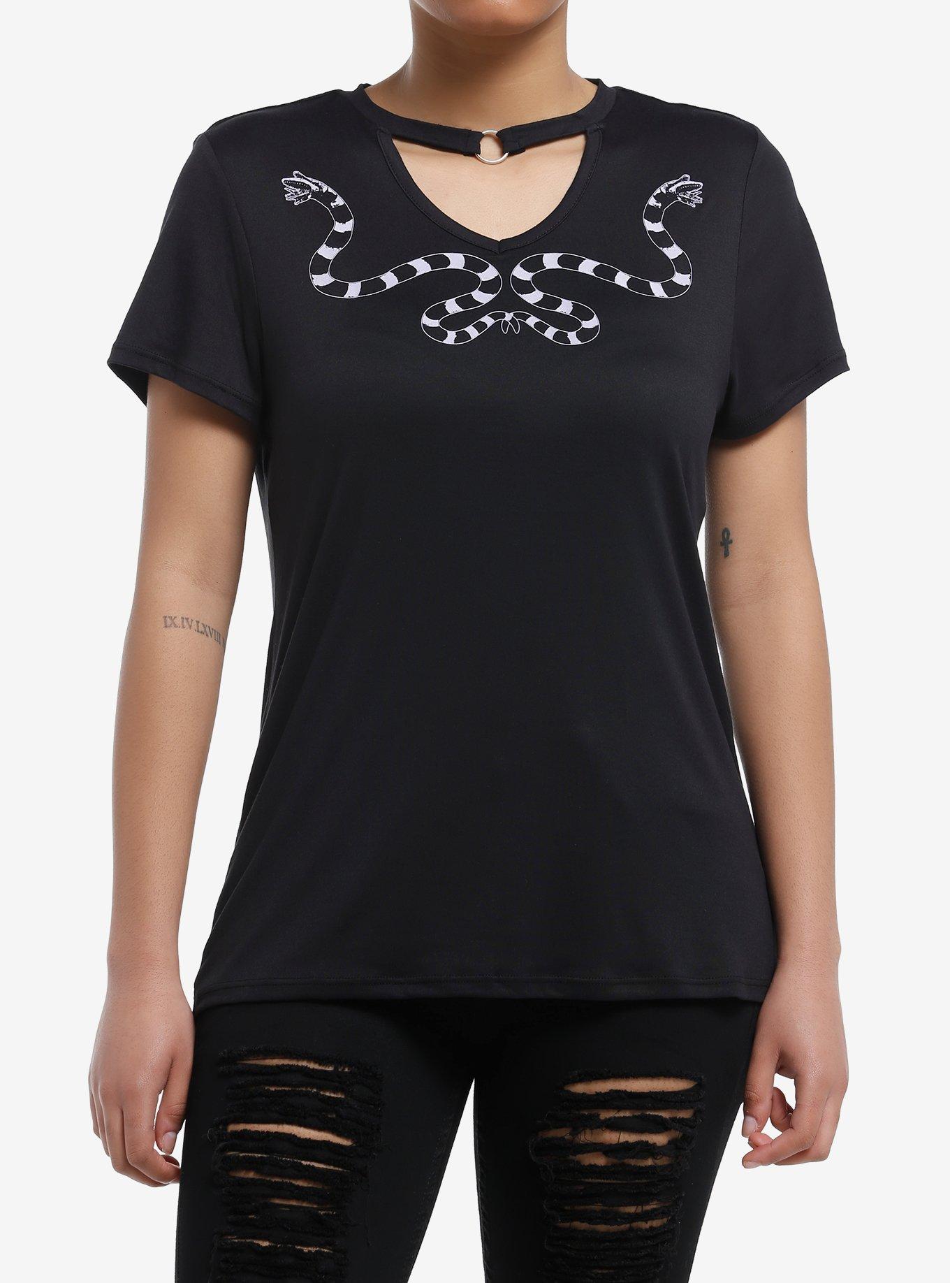 Beetlejuice Sandworm Choker Girls Top, , hi-res