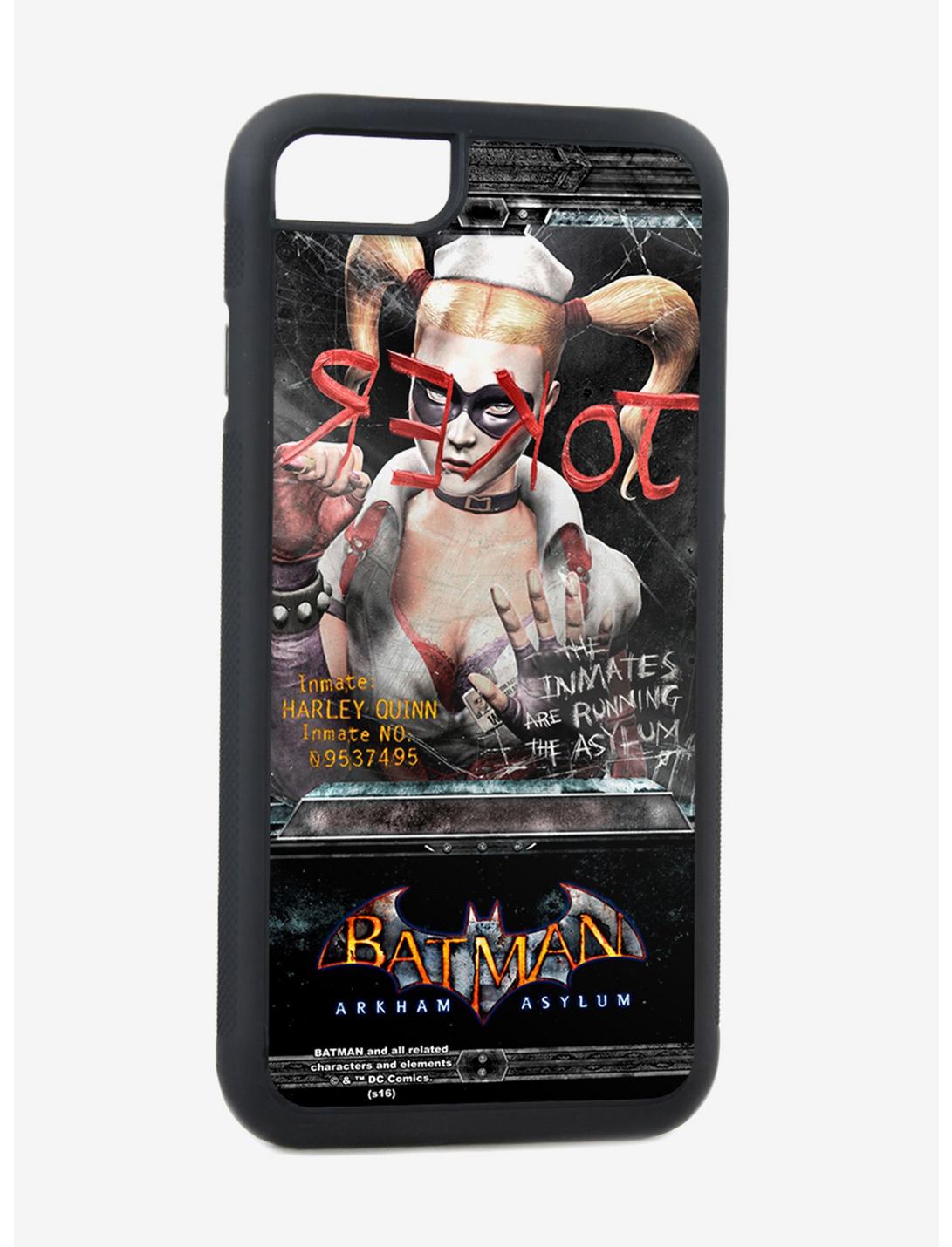 DC Comics Batman Arkham Asylum Harley Quinn Inmate Pose iPhone XR Rubber Cell Phone Case, , hi-res