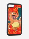 Pokemon Charizard Pose Close Up Flames Red Oranges iPhone XR Rubber Cell Phone Case, , hi-res